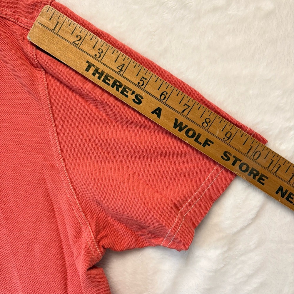 Tommy Bahama Shirt Men Lg Orange Polo Relaxation Specialist TB 93 Pima Cotton - Picture 6 of 10